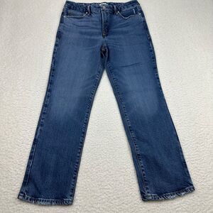 Good American Jeans Women's 10/30 Good Legs Straight Indigo513 Stretch
